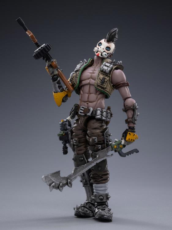 Joy Toy Battle for the Stars: The Cult of San Reja action figure is incredibly detailed in 1/18 scale. JoyToy figure is highly articulated and includes weapon accessories as well as several pieces of removable armor.