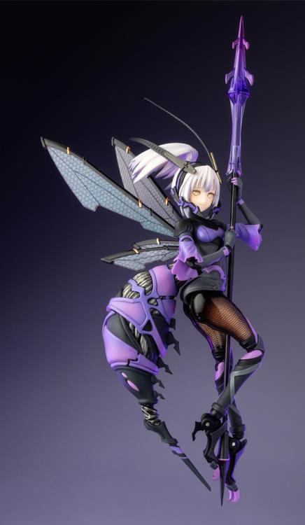 The Argidae Girl BEE-04R figure is based on an illustration by Mogumo in 1/12 scale! With several removable parts and a movable eyeball gimmick, this figure is easily customizable for your collection! The base of the figure even includes storage for smaller additional parts when they are not in use!