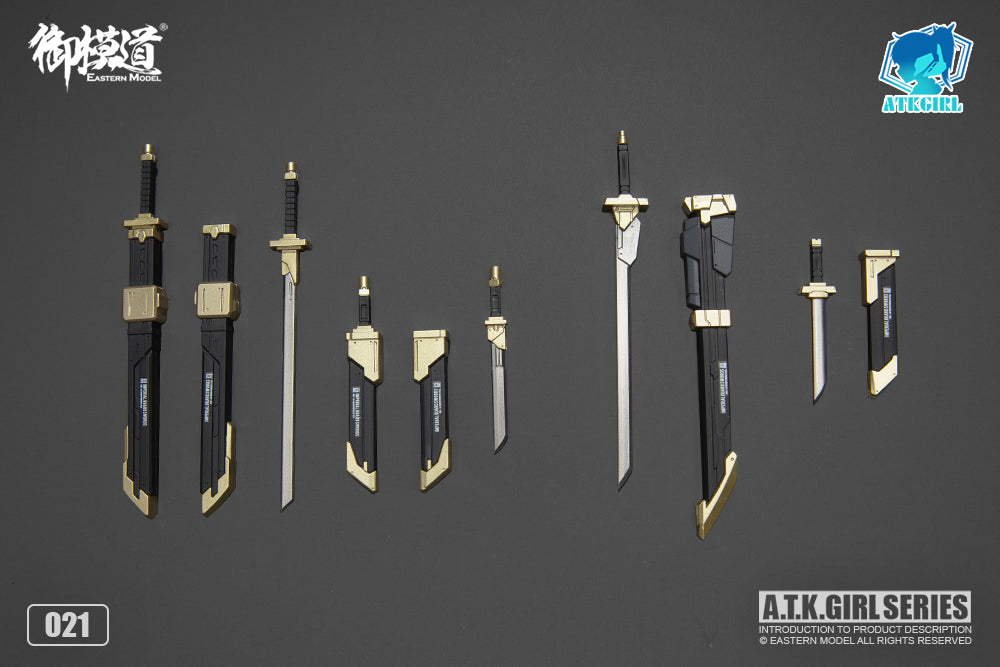 Eastern Model Hobby Max A.T.K. Girl Brocade-Clad Elite Guard (Jinyi Wei JW021) 1/12 Scale Model Kit. Add to your model kit collection with this Brocade-Clad Elite Guard, Jinyi Wei inspired A.T.K. Girl! With the included stand and accessories you can create endless, action-packed scenes.