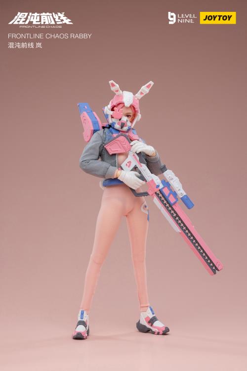 Joy Toy Frontline Chaos figure series continues in 1/12 Scale. Dressed in real cloth and stylish clothing, JoyToy Frontline Chaos is ready to run into battle with weapon combos.