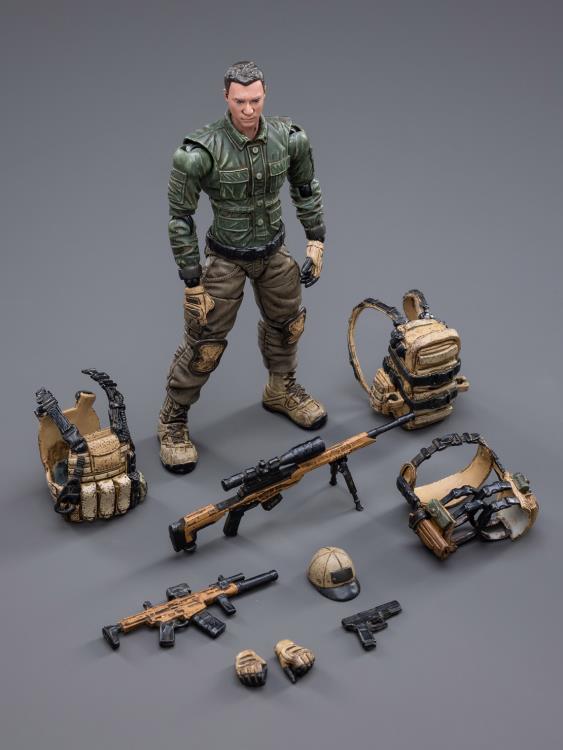 From Joy Toy, this Freedom Militia 01 figure is incredibly detailed in 1/18 scale. It is highly articulated and includes weapon accessories as well as several pieces of removable gear.