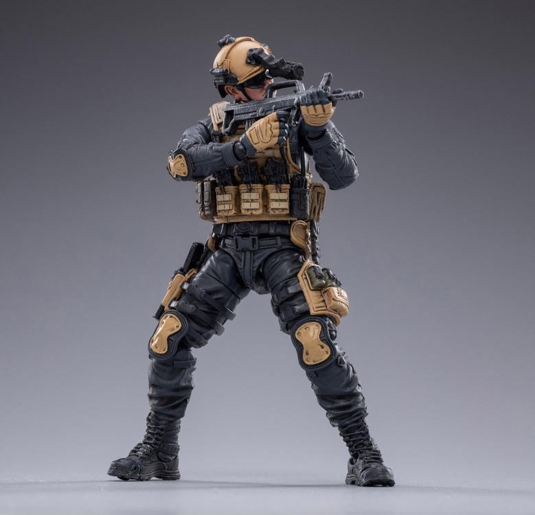 From Joy Toy, this set of Police Sniper, Assault, and Automatic Rifleman figures is incredibly detailed in 1/18 scale. Each figure is highly articulated and includes weapon accessories as well as several pieces of removable gear.