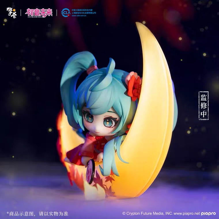 Qing Cang Hatsune Miku Moon River YueXiJiang Q Style Chibi PVC Figure From "Character Vocal Series 01: Hatsune Miku". QingCang has brought a series of Q Style Chibi Figure.
