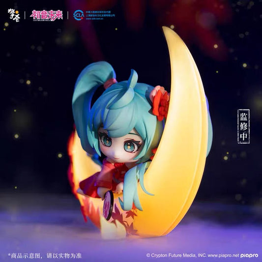 Qing Cang Hatsune Miku Moon River YueXiJiang Q Style Chibi PVC Figure From "Character Vocal Series 01: Hatsune Miku". QingCang has brought a series of Q Style Chibi Figure. 