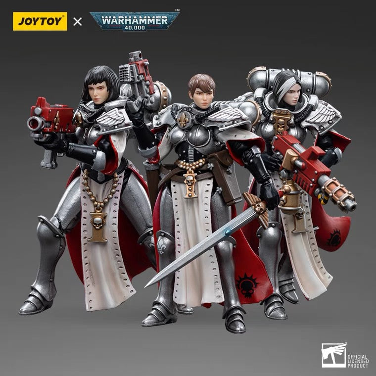 Warhammer 40k Adepta Sororitas Battle Sisters Order of the Argent Shroud Sister Set of 3