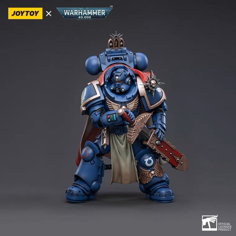 The most elite of the Space Marine Chapters in the Imperium of Man, Joy Toy brings the Ultramarines from Warhammer 40k to life with this new series of 1/18 scale figures. Each JoyToy figure includes interchangeable hands and weapon accessories and stands between 4″ and 6″ tall.