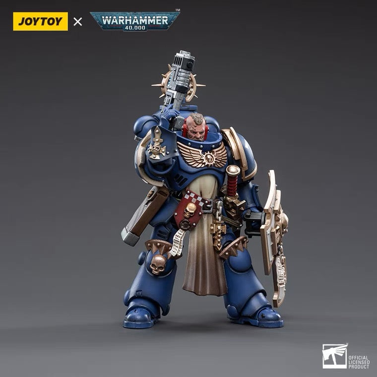 The most elite of the Space Marine Chapters in the Imperium of Man, Joy Toy brings the Ultramarines from Warhammer 40k to life with this new series of 1/18 scale figures. JoyToy, each figure includes interchangeable hands and weapon accessories and stands between 4″ and 6″ tall.