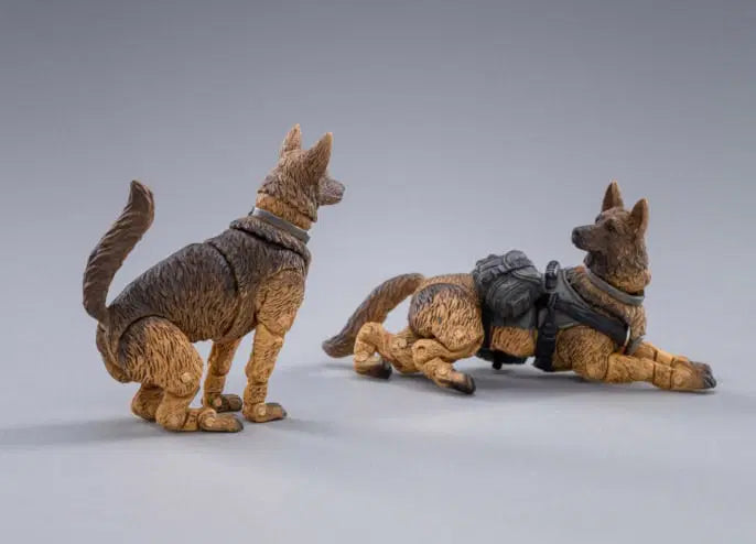 Joy Toy military dog figure is incredibly detailed in the 1/18 scale. JoyToy, each figure is highly articulated and includes accessories.
