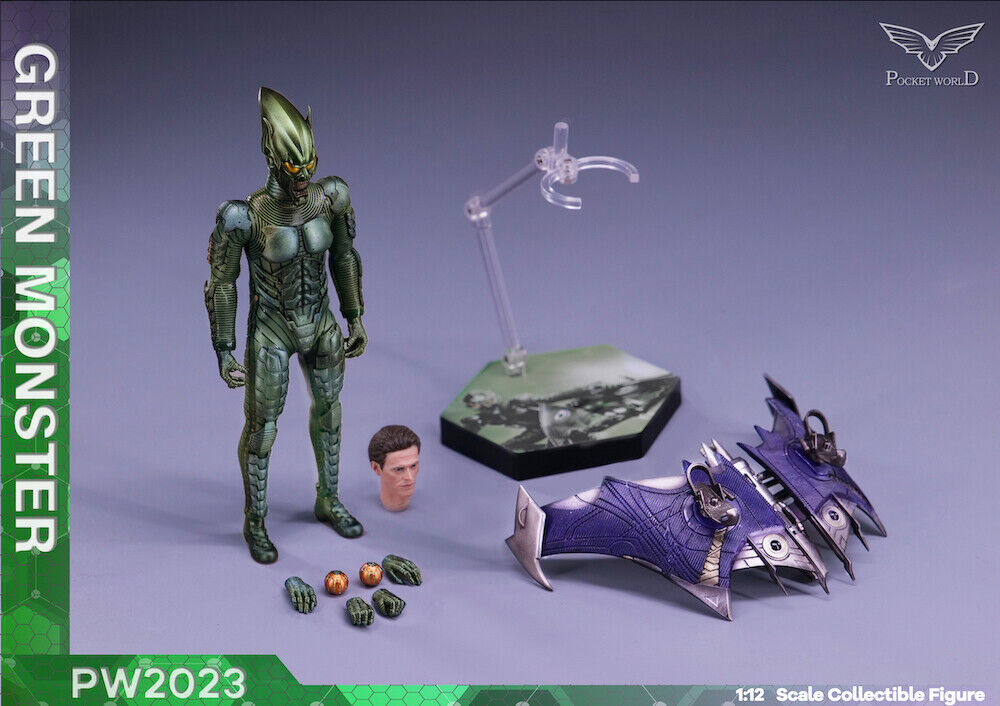 PWtoys 1/12 The Green Monster with aerocraft deluxe action figure set