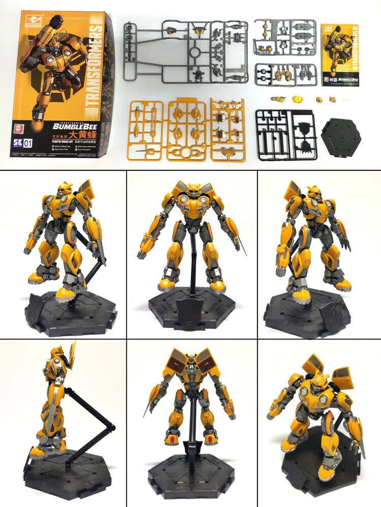 From Trumpeter comes the Transformers Bumblebee Smart model kit! When complete, Bumblebee will stand over 4 inches tall and features over 20 points of articulation.
