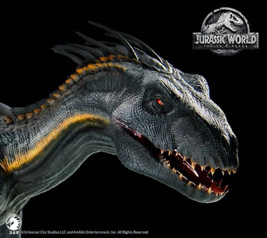 W-Dragon (Wan Long Tang) Model Dinosaur Figure Tyrannical Velociraptor/ Tyrannosaurus Raptor With Base from Jurassic World 2.