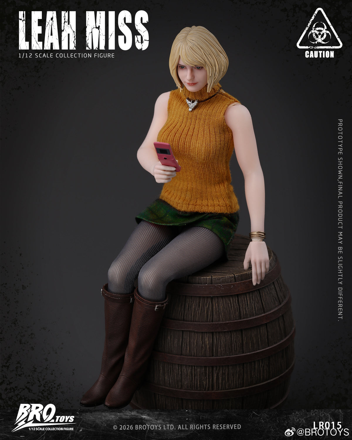 (Preorder) Brotoys LR015 Leah Miss with Light Feature & Preorder Bonus 1/12 6.2in action figure