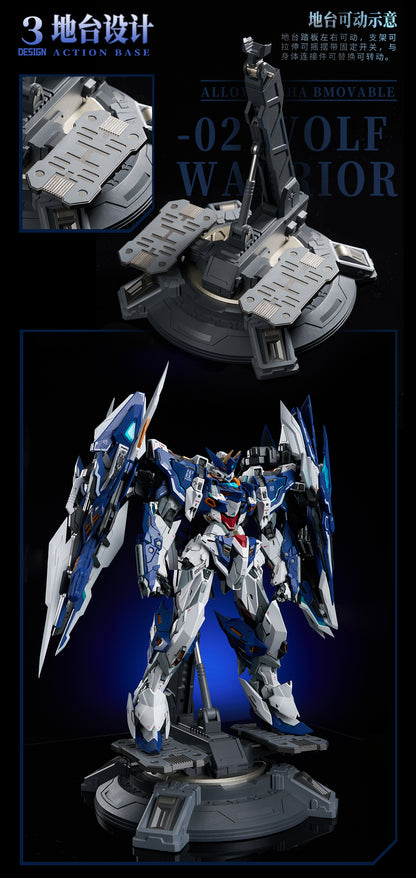 (Pre-order) Animester Crystal Envoy No. 2 Mecha Wolf Warrior (Mega Mode) Diecast 1/72