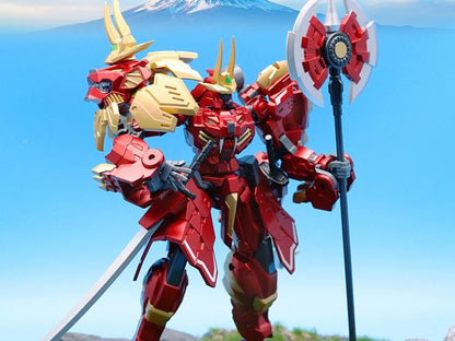 The PT-07 Flame Blade figure presents as a commemorative edition of 2023 from Pangu Toys and can convert from a robot to a lion! Standing just under 6 inches tall, Flame Blade comes with several interchangeable parts and accessories for an even greater arrangement of display opportunities. 