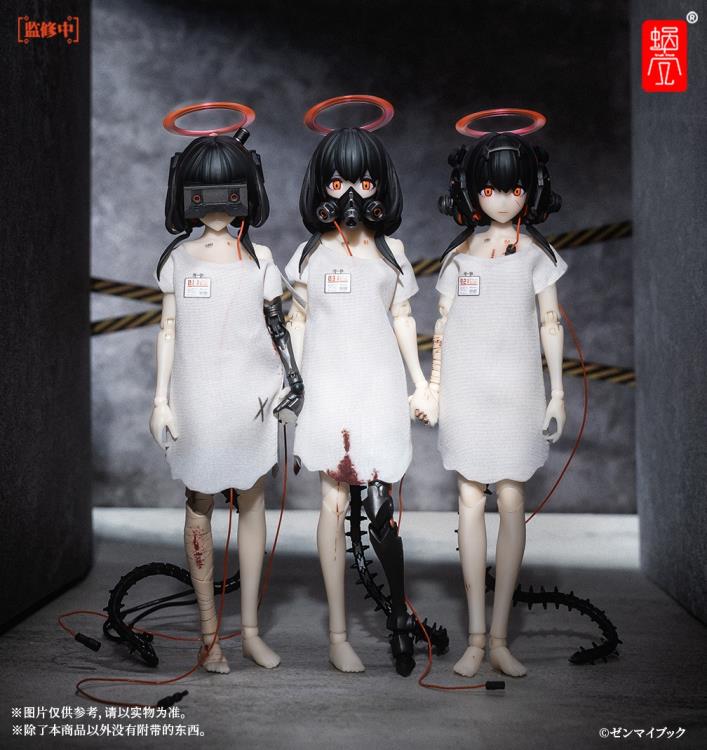 Snail Shell is proud to present a new 1/12 scale figure set that will add some cybernetic vibes to your collection: the See No Evil, Hear No Evil and Speak No Evil figures! A set of mysterious androids created with their eyes, ears and mouth replaced with mechanical appendages, these figures will send shivers down your spine with their premium articulation and a wide range of accessories. Order your figure set today!