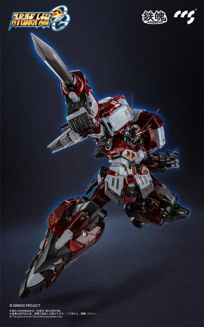 Get ready to add a formidable mecha to your collection with the Super Robot Wars OG: Original Generations PTX-003C Alteisen action figure by CCSTOYS! This stunning action figure is a must-have for collectors and fans of the Super Robot Wars franchise. Standing at a robust height of nearly 10 inches tall, the Alteisen features exquisite detailing, advanced articulation, and precision engineering, making it perfect for display or posing.