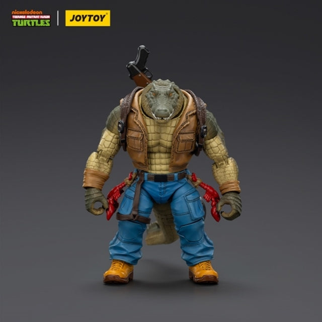 From the swampy depths of the bayou comes Leatherhead, the fearsome gator mutant from the Teenage Mutant Ninja Turtles universe, now brought to life in incredible detail by Joy Toy! This 1/18 scale action figure perfectly captures the rugged, reptilian texture and muscular build of the classic TMNT character, delivering a collectible that’s both menacing and true to the source material.