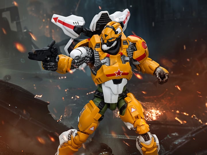 The Joy Toy Special Action Team Tiger Soldier (Male) action figure is perfect for collectors and fans of the Infinity universe, as well as those who appreciate high-quality action figures. With its impressive level of detail and articulation, this action figure is a must-have for any serious collector or fan.