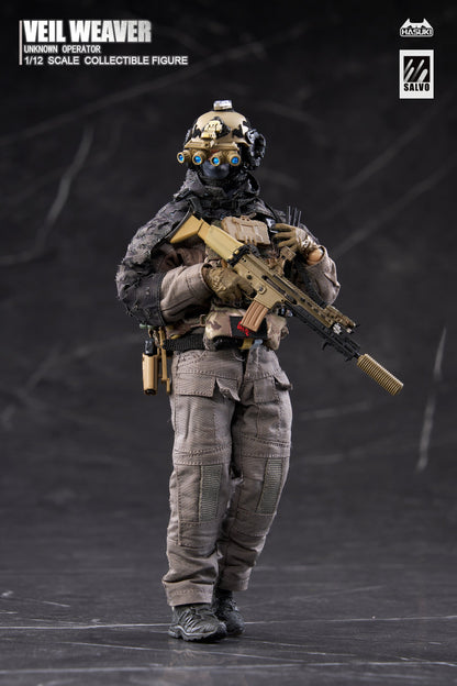 (Pre-order) Hasuki 1/12 Black Ops NO.4 SA04 Veil Weaver Action Figure