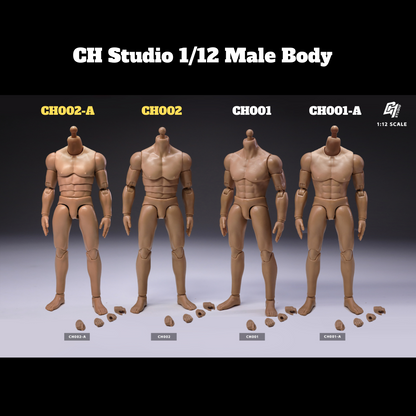 CH Studio 1/12 Blank Male Body (CH001,001A,002,002A)