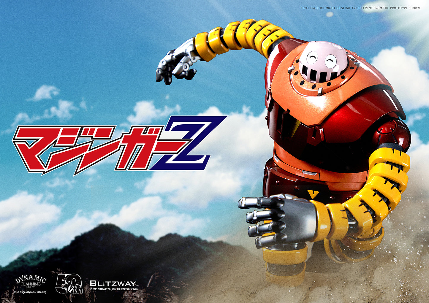 Blitzway development team has prepared a gift that will surprise you, in honor of Mazinger Z, the originator of modern robot cartoons. We recall the humorous BOSS BOROT from the animated series Mazinger Z, whose subject matter was always heavy and serious, would always make us laugh. To recreate BOSS BOROT, from his numerous witty mannerisms to his erratic behavior, required considerable thought on the part of the creators of Blitzway.