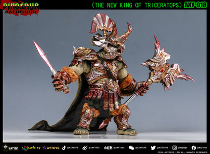 (Pre-order) Axytoys Dino battlefield King of Triceratops set of 2 (018+019 figure)
