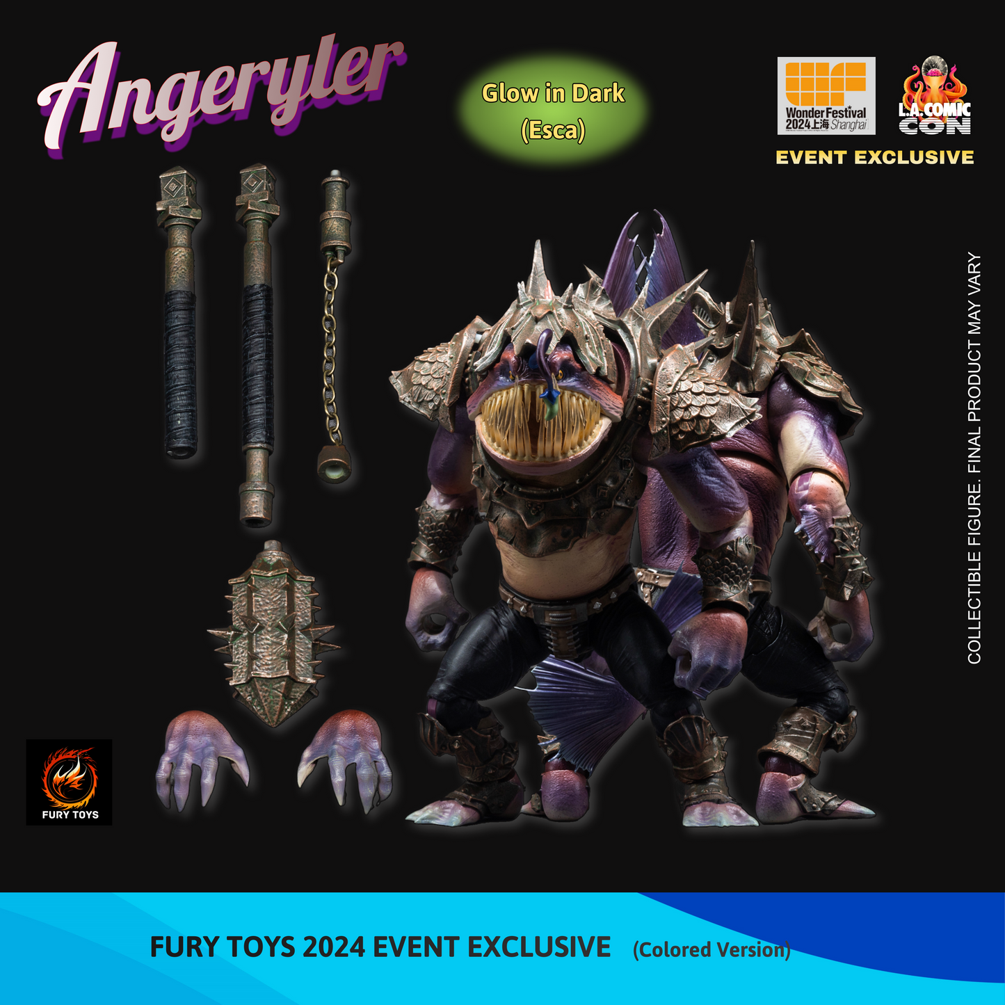 Fury Toys 2024 Event Exclusive Angeryler Figure (Coloured Ver.)