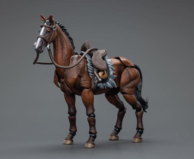 Introducing the remarkable Joy Toy Dark Source JiangHu War Horse action figure. This meticulously crafted action figure brings the mystical world of JiangHu to life, capturing the essence and prowess of a legendary warrior. Every inch of this action figure showcases the artistry and craftsmanship that JoyToy is renowned for, ensuring an authentic and immersive experience for collectors and enthusiasts alike.  Additional figure shown not included (sold separately)
