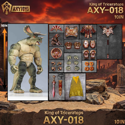 (Pre-order) Axytoys Dino battlefield King of Triceratops 018 figure