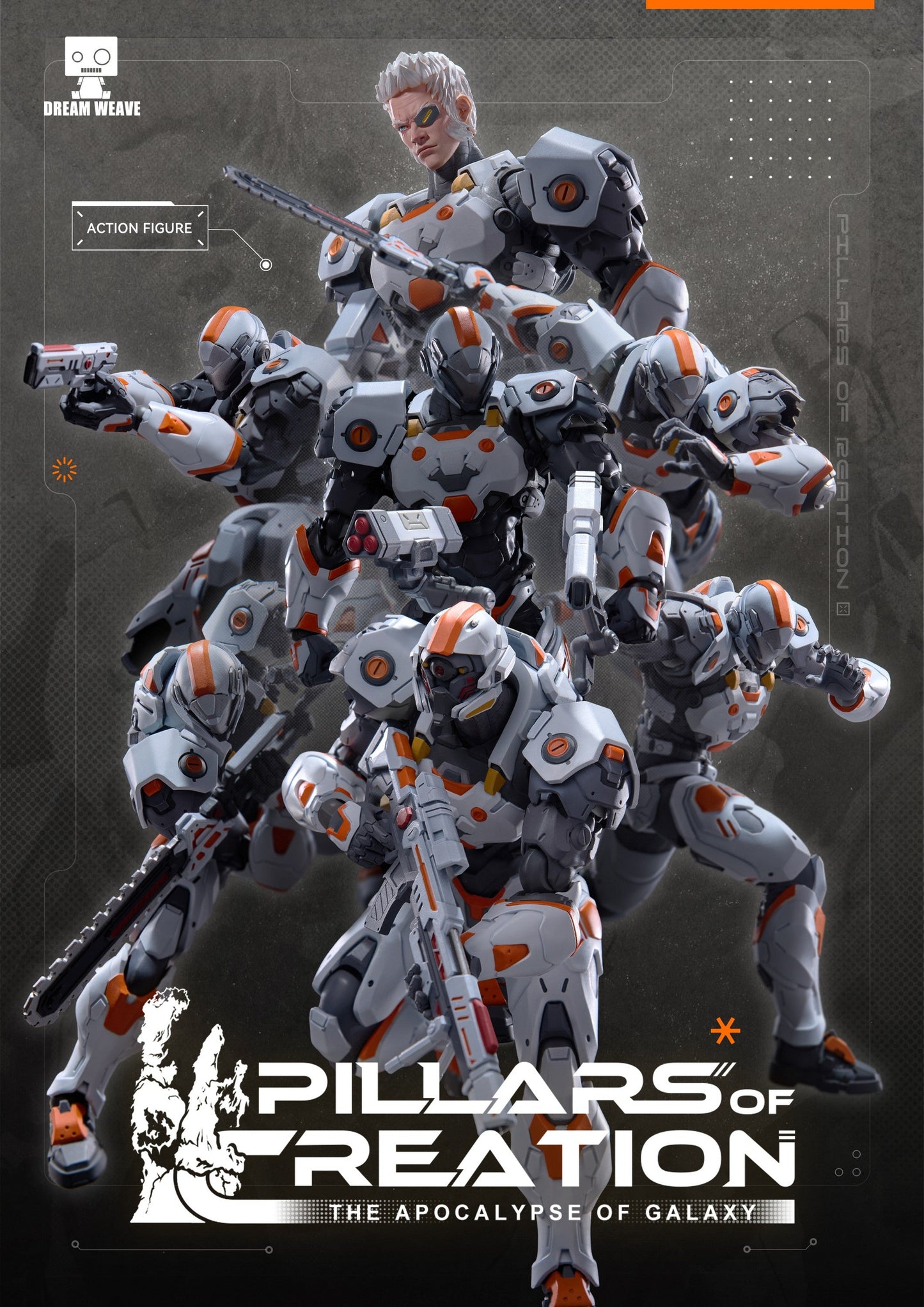 (Pre-order) Dream Weave Studio 1/12 Pillars of reaction action figure