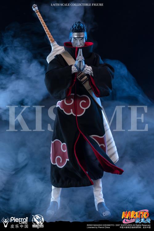 From the Naruto: Shippuden anime series comes the Kisame Hoshigaki 1/6 scale figure by Rocket Toys! This articulated figure displays the memorable character in their Akatsuki outfit and comes with a variety of accessories and parts to create fun poses with. Don't miss out on adding this Kisame figure to your Naruto collection!