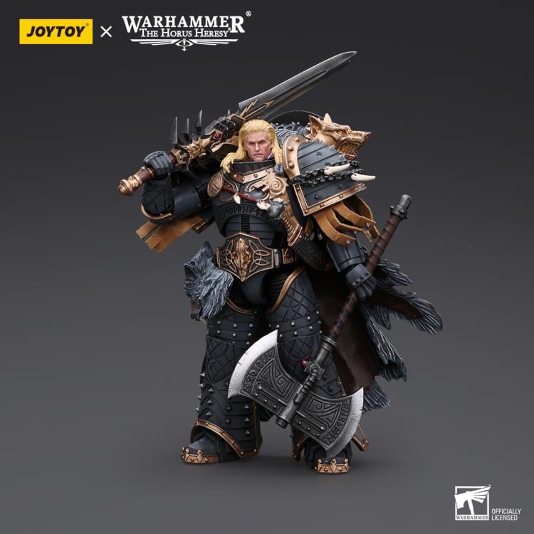 Joy Toy brings the Space Wolves to life with this Warhammer 40K 1/18 scale action figure! Savage and barbaric in their approach to warfare, the Space Wolves excel in close quarters combat. Seeking glory above all else, they nonetheless bring the might of the Emperor down on his enemies with a fury unmatched by the other Space Marine chapters.