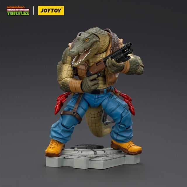 From the swampy depths of the bayou comes Leatherhead, the fearsome gator mutant from the Teenage Mutant Ninja Turtles universe, now brought to life in incredible detail by Joy Toy! This 1/18 scale action figure perfectly captures the rugged, reptilian texture and muscular build of the classic TMNT character, delivering a collectible that’s both menacing and true to the source material.