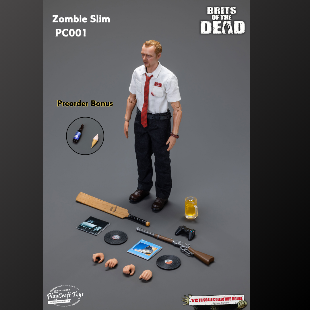 (Pre-order) Play Craft Toys 1/12 Zombie Slim Action Figure