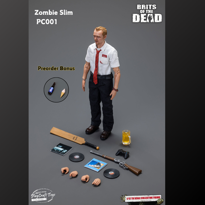 (Pre-order) Play Craft Toys 1/12 Zombie Slim Action Figure