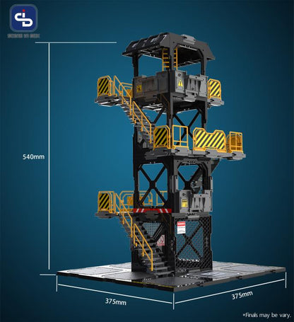 All parts of the SIB system are interchangeable, allowing you to freely customize, modify, or create multiple scenes. Each set is compatible with 1/24 and 1/18 scale action figures, or 2.5 to 3.75-inch figures; you can also modify to any other scales or sizes. When completed, the diorama is in 3D, so not only can it face 1 side, it can also display the figures in any angle.