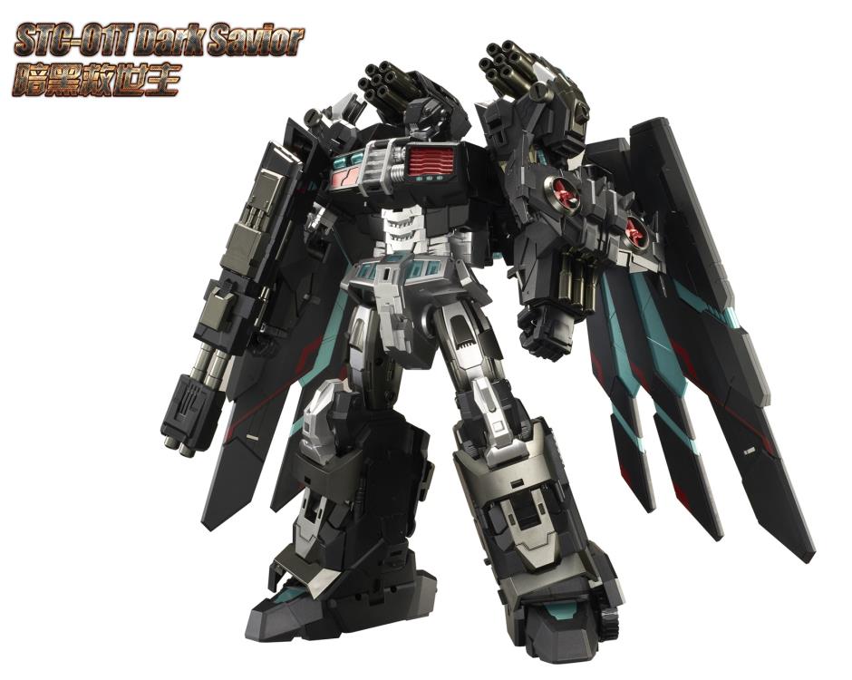 The S.T.Commander Dark Savior from TFC toys stands around 9.50 inches tall in robot mode and converts into a transport vehicle. The S.T.Commander Dark Savior figure is highly articulated and features real rubber tires and an assortment of armor pieces.