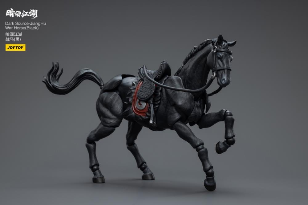 Introducing the remarkable Joy Toy Dark Source JiangHu War Horse (Black Ver.) action figure. This meticulously crafted action figure brings the mystical world of JiangHu to life, capturing the essence and prowess of a war horse. Every inch of this action figure showcases the artistry and craftsmanship that Joy Toy is renowned for, ensuring an authentic and immersive experience for collectors and enthusiasts alike.