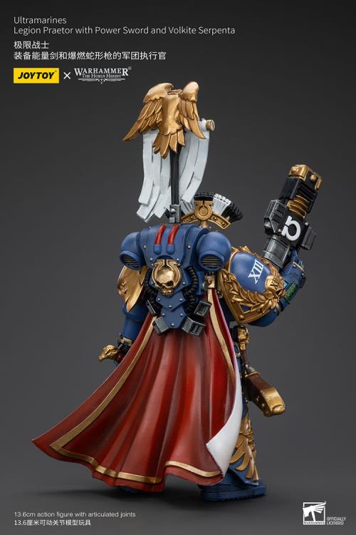 Joy Toy brings the Ultramarines to life with this Warhammer 1/18 scale action figure! Highly disciplined and courageous warriors, the Ultramarines have remained true to the teachings of their Primarch Roboute Guilliman for 10,000 standard years. Keeping watch over the Imperium, they personify the very spirit of the Adeptus Astartes.