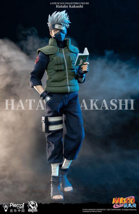 From the hit anime series Naruto: Shippuden comes a 1/6 scale collectible figure of Kakashi Hatake! This articulated figure features his signature outfit from the series and also comes with alternate head sculpts, interchangeable eyes, multiple hands, and more!