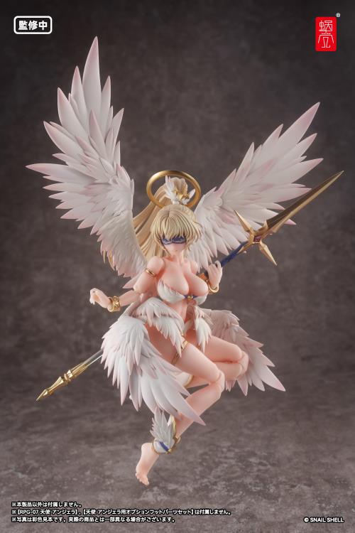 Customize your Angel Angela figure with the Angel Angela Sub Wings 1/12 scale accessory set by Snail Shell! This set includes a pair of carefully sculpted secondary wings to be used with the Angel Angela action figure. Be sure to add it to your collection!