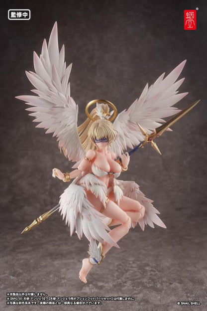 Customize your Angel Angela figure with the Angel Angela Sub Wings 1/12 scale accessory set by Snail Shell! This set includes a pair of carefully sculpted secondary wings to be used with the Angel Angela action figure. Be sure to add it to your collection!