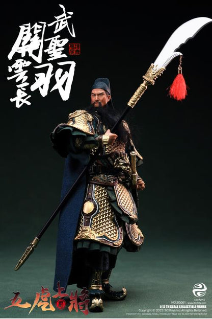 Dominate the battlefield and bring glory to your kingdom with this Guan Yu Yangchang figure by 303 Toys! Featuring multiple weapons and accessories, this 1/12 scale figure will be a perfect addition for any collector. Order yours today!