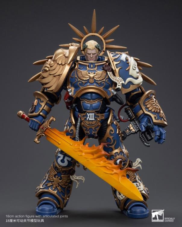 Held by some as a paragon among the Emperor's sons, Roboute Guilliman was as much a patrician statesman and empire-builder as he was an indefatigable warrior. A being of preternatural intelligence, cold reason and indomitable will, Guilliman forged his XIIIth Legion into a vast force of conquest and control, a weapon by which he made himself the master of a stellar domain in the Eastern Fringe of the galaxy, the Realm of Ultramar, which during his lifetime spanned five hundred worlds.