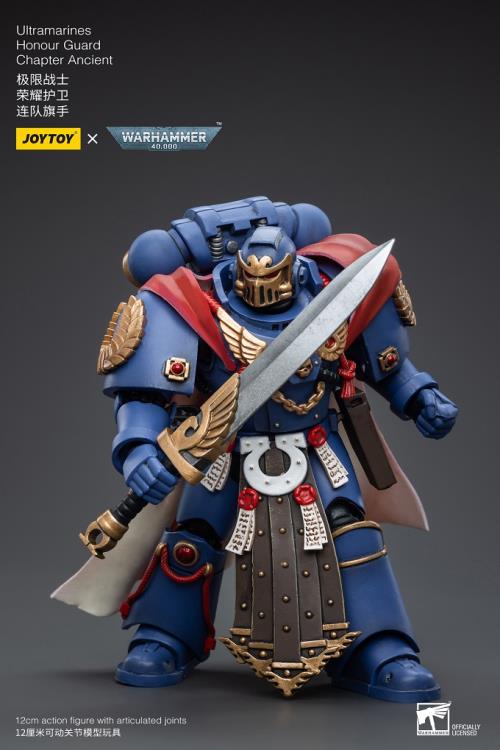 Joy Toy brings the Ultramarines to life with this Warhammer 40K 1/18 scale figure! Highly disciplined and courageous warriors, the Ultramarines have remained true to the teachings of their Primarch Roboute Guilliman for 10,000 standard years. Keeping watch over the Imperium, they personify the very spirit of the Adeptus Astartes.