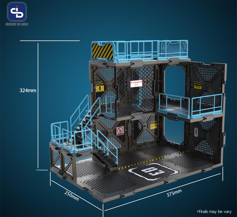 All parts of the SIB system are interchangeable, allowing you to freely customize, modify, or create multiple scenes. Each set is compatible with 1/24 and 1/18 scale action figures, or 2.5 to 3.75-inch figures; you can also modify to any other scales or sizes. When completed, the diorama is in 3D, so not only can it face 1 side, it can also display the figures in any angle.