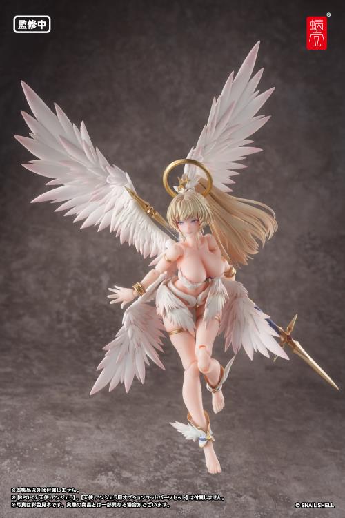 Customize your Angel Angela figure with the Angel Angela Sub Wings 1/12 scale accessory set by Snail Shell! This set includes a pair of carefully sculpted secondary wings to be used with the Angel Angela action figure. Be sure to add it to your collection!
