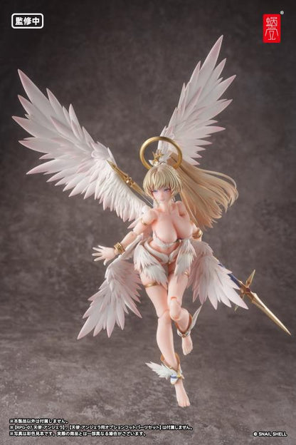 Customize your Angel Angela figure with the Angel Angela Sub Wings 1/12 scale accessory set by Snail Shell! This set includes a pair of carefully sculpted secondary wings to be used with the Angel Angela action figure. Be sure to add it to your collection!