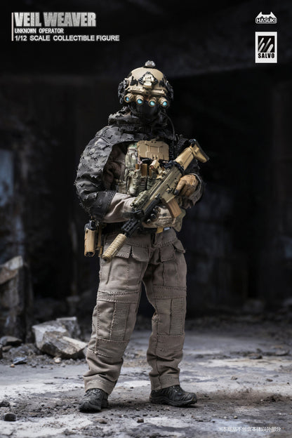 (Pre-order) Hasuki 1/12 Black Ops NO.4 SA04 Veil Weaver Action Figure