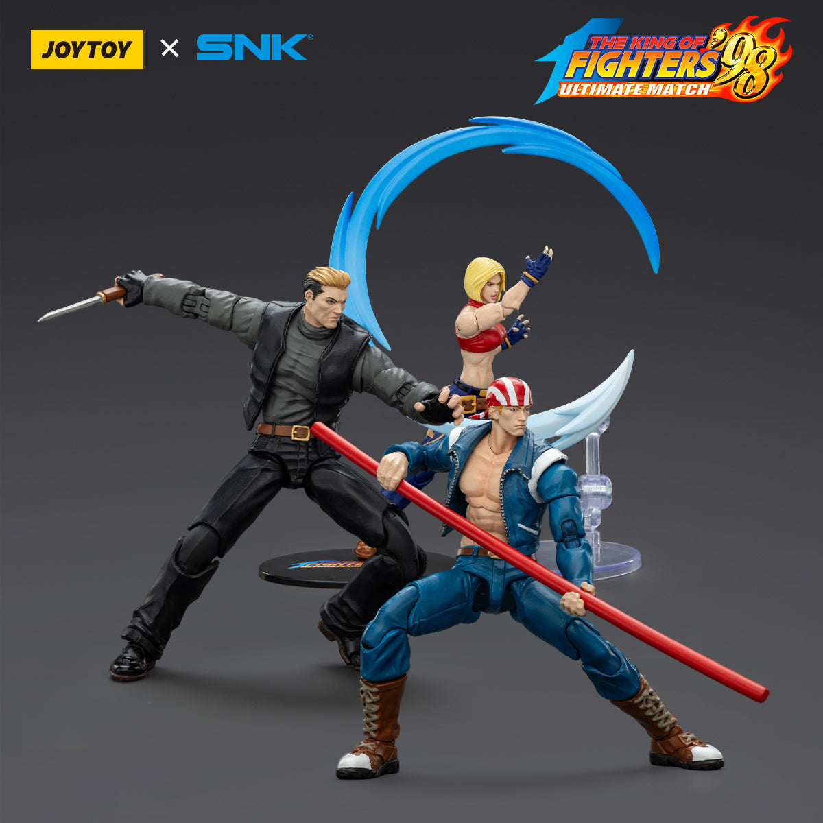 (Pre-order) Joytoys 1/18 Scale KOF 98 Special Team Set (Mary Billy and Ryuji)
